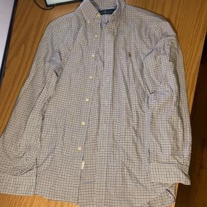 Ralph Lauren Tattersall Blue Oxford (Medium)